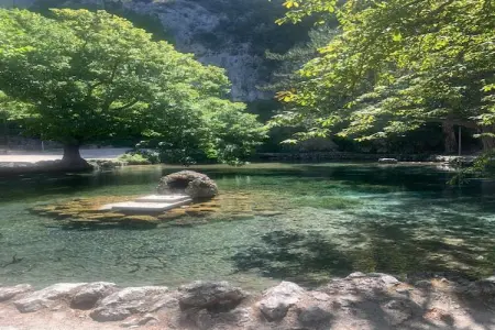 Villa Provatoux, 9 pers., piscine chauffée au pied du Ventoux : photo 8