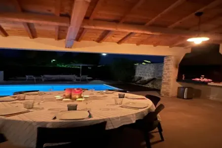 Villa Provatoux, 9 pers., piscine chauffée au pied du Ventoux : photo 20
