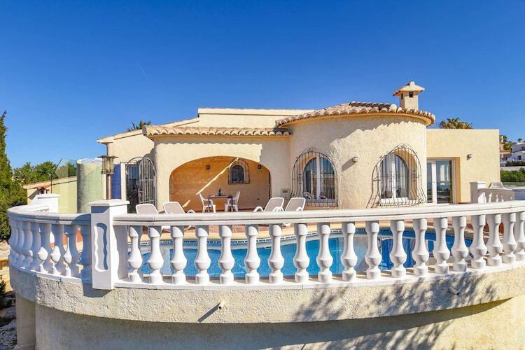 Villa Renata à Moraira : piscine privée et vue mer - Photo 3