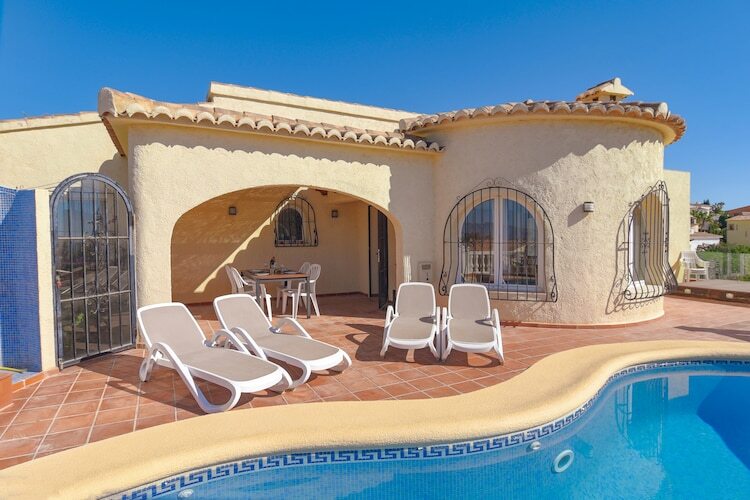Villa Renata à Moraira : piscine privée et vue mer - Photo 4