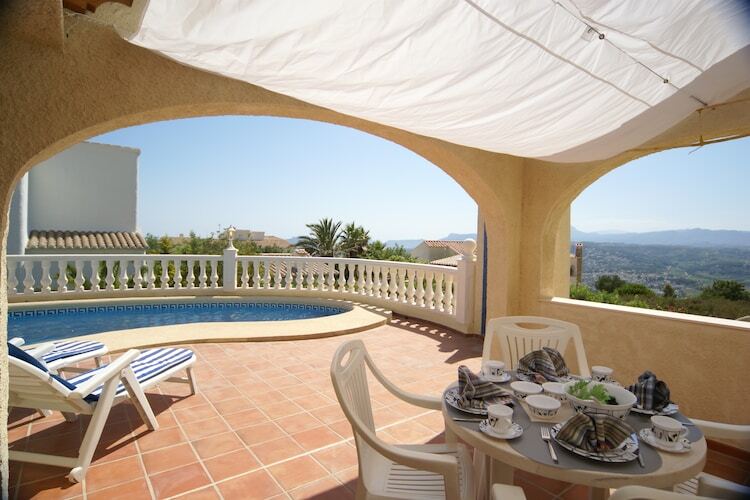 Villa Renata à Moraira : piscine privée et vue mer - Photo 32