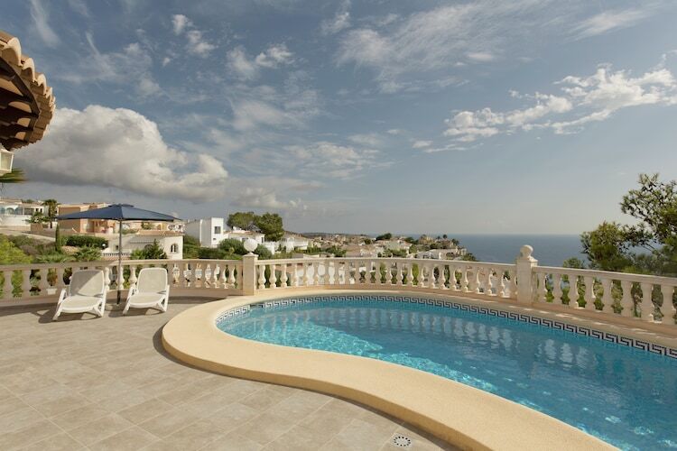 Villa Magnolias à Moraira : piscine privée, vue mer - Photo 9