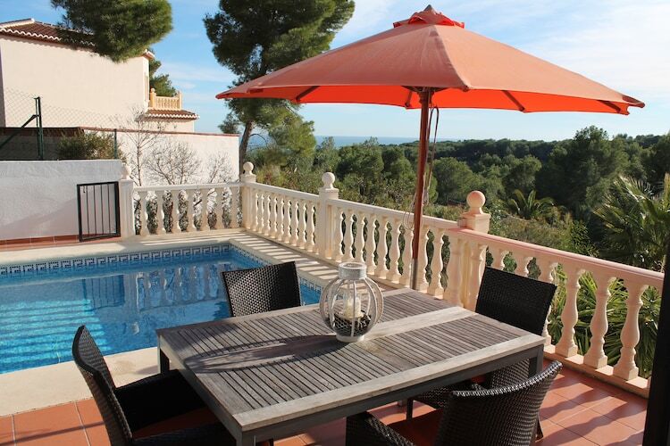 Villa Brisa del Mar : 3 chambres, piscine privée et vue mer - Photo 7