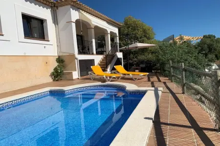 Location villa à Calonge, Villa de avec piscine privée à Calonge, Espagne