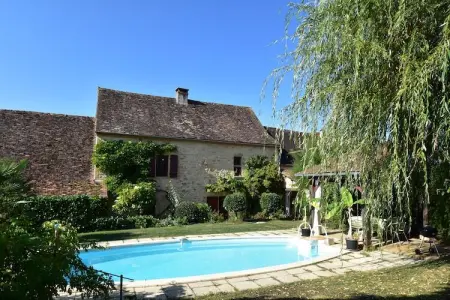 Maison 6 personnes piscine privée à St-Jory-las-Bloux : photo 8
