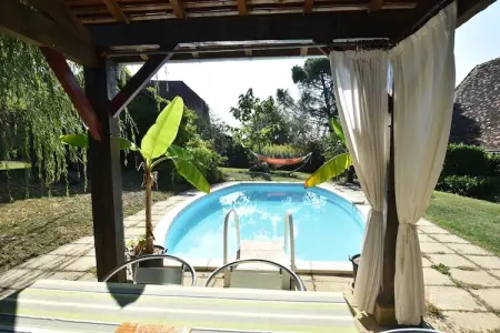 Maison 6 personnes piscine privée à St-Jory-las-Bloux : photo 9