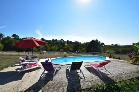 Maison 6 pers. avec piscine privée et centre équestre à 200m : photo 2