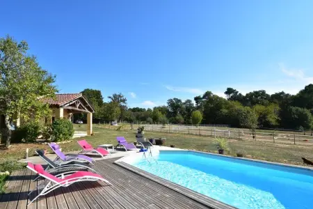 Maison 6 pers. avec piscine privée et centre équestre à 200m : photo 7