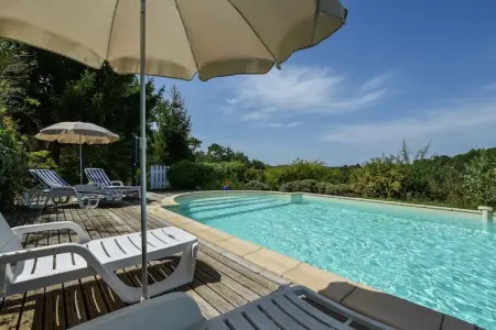 Maison piscine privée Loubéjac, 2 chambres : photo 8