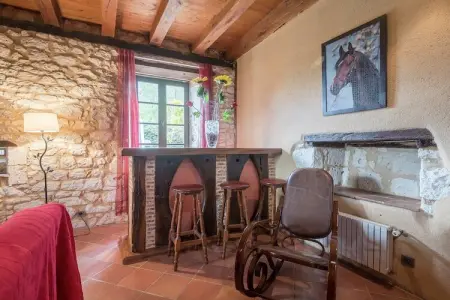 Maison 6 pers. avec piscine chauffée à Bouniagues : photo 9