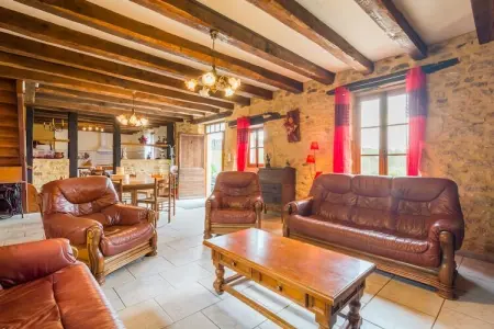 Maison de vacances Blanquefort Sur Briolance 12 pers, Retraite sur la colline de Blanquefort - Photo 1