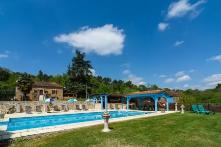 Maison de vacances Blanquefort Sur Briolance 12 pers, Retraite sur la colline de Blanquefort - Photo 12