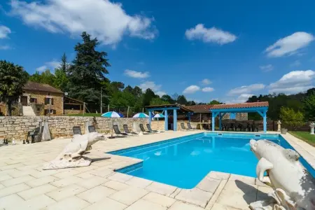 Maison de vacances Blanquefort Sur Briolance 12 pers, Retraite sur la colline de Blanquefort - Photo 14