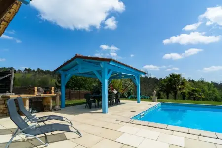 Maison de vacances Blanquefort Sur Briolance 12 pers, Retraite sur la colline de Blanquefort - Photo 33