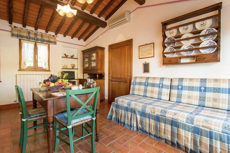 Maison Pozzo à Cortona, terrasse et accès piscine - Photo 2