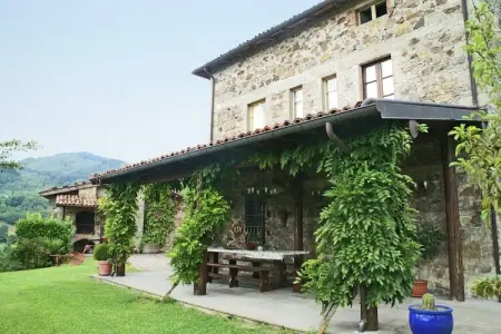 Villa Tortelli : piscine et four à pizza en Toscane : photo 5