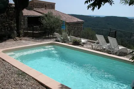 Maison pierre 6 pers. piscine privée et vue Alpes : photo 6