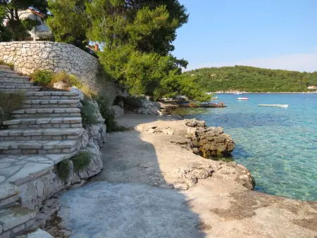 Maison Bernardi à Lumbarda, superbe vue sur la mer : photo 19