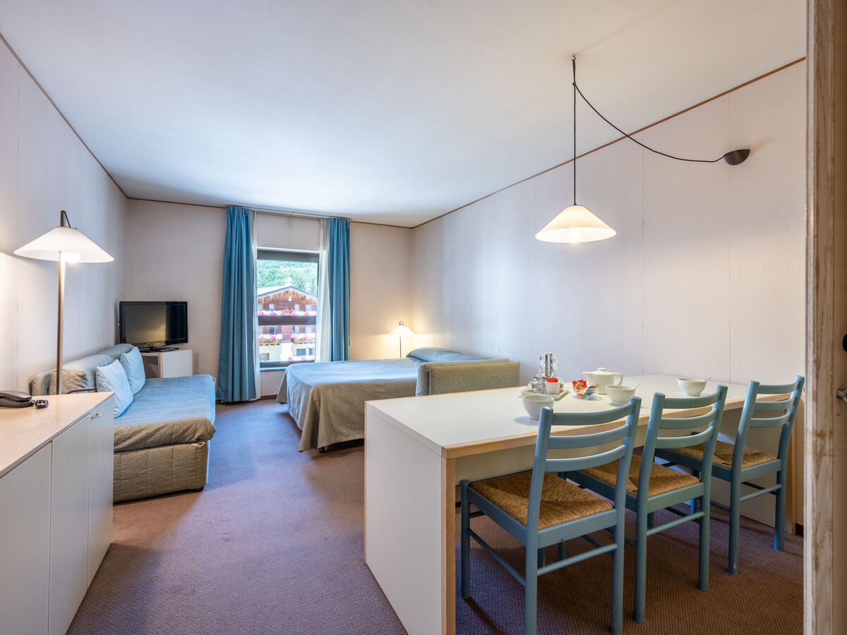 Studio 27 m² Courmayeur, piscine et sauna à 50 m - Photo 6