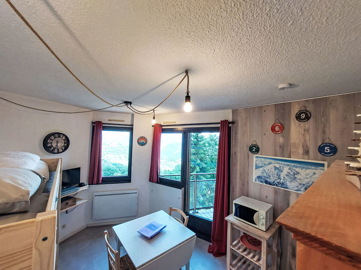 Studio Ariane 20 m² avec vue montagne au Corbier - Photo 9
