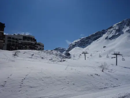 Studio 18 m² Tignes, 50 m des pistes de ski : photo 15