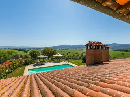 Maison Metallo à Colle Val d'Elsa, piscine et vue sur la Toscane : photo 47
