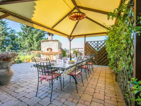 Maison Metallo à Colle Val d'Elsa, piscine et vue sur la Toscane : photo 49
