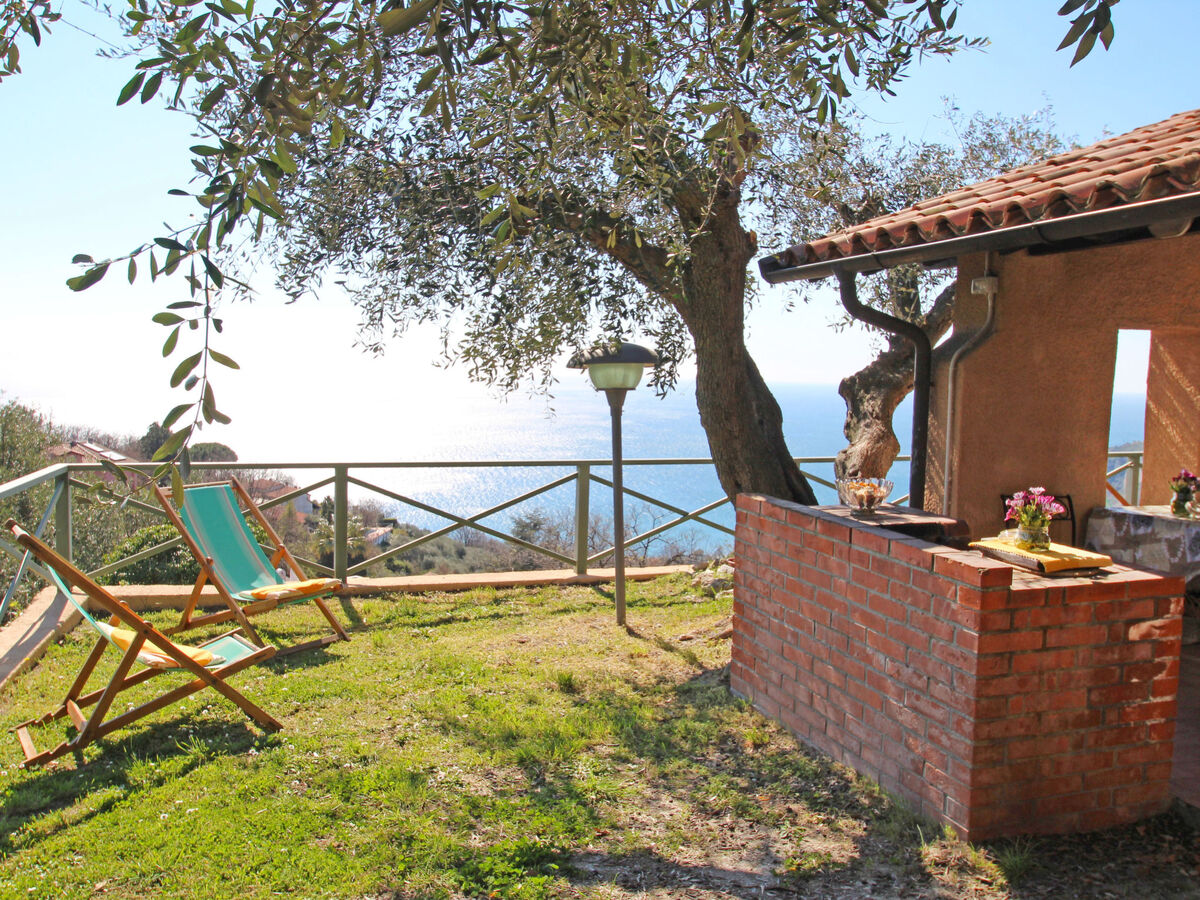 Villa Sara à Finale Ligure, vue panoramique mer - Photo 3