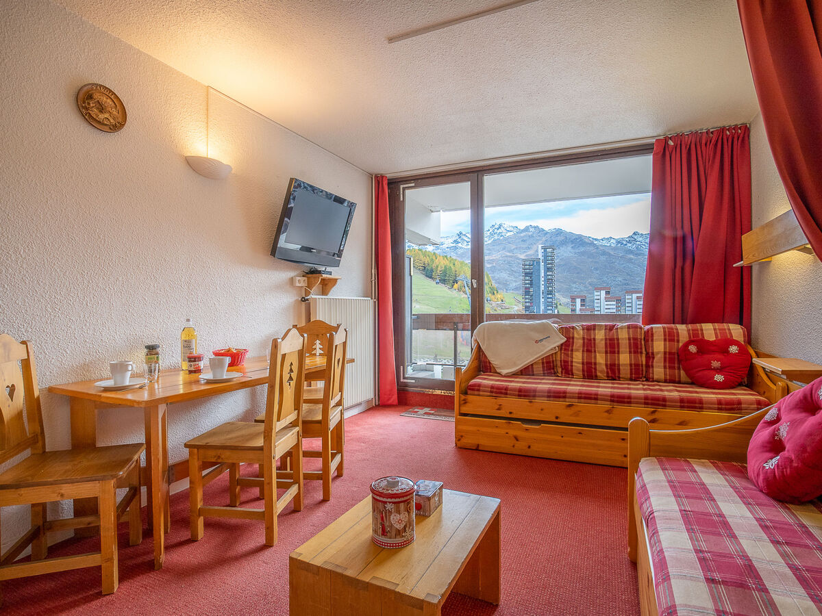 Studio aux Ménuires, 6e étage vue pistes, domaine 3 Vallées - Photo 1