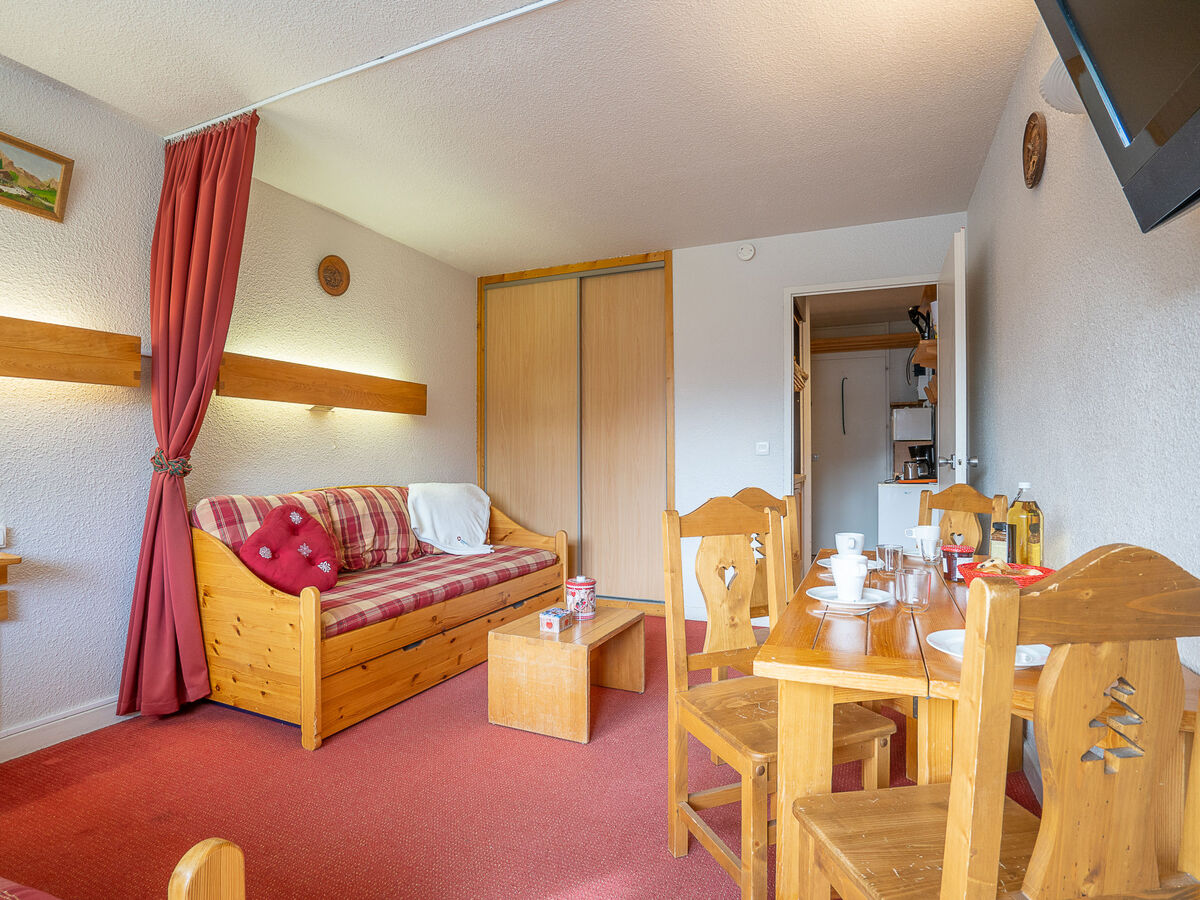 Studio aux Ménuires, 6e étage vue pistes, domaine 3 Vallées - Photo 9