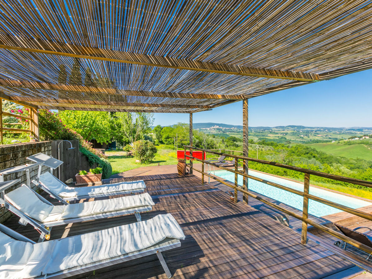 Podere San Lorenzo – Gîte 8 pers. vue San Gimignano - Photo 3