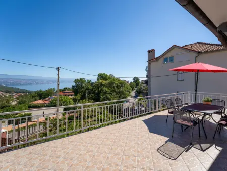 Maison Katarina à Lovran – terrasse vue mer : photo 13