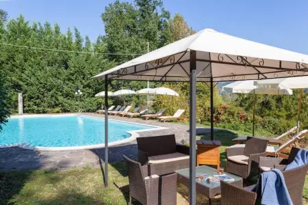 Villa Eugenia - 10 chambres, piscine et sauna en Toscane : photo 45