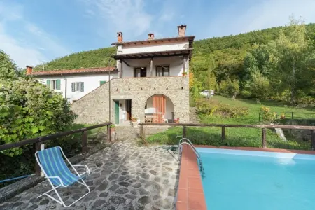Partitoio Panorama, Chalet rustique avec piscine : photo 6