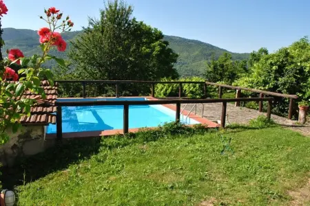 Partitoio Panorama, Chalet rustique avec piscine : photo 8