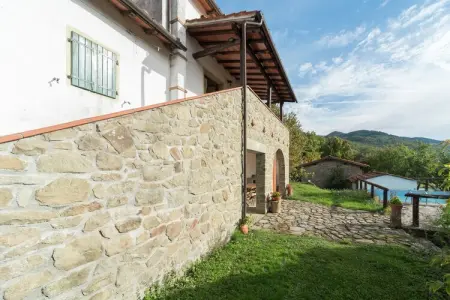 Partitoio Panorama, Chalet rustique avec piscine : photo 10