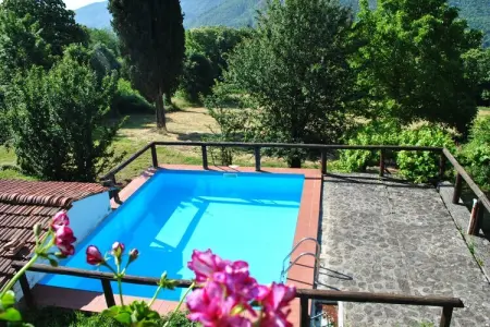 Partitoio Panorama, Chalet rustique avec piscine : photo 12