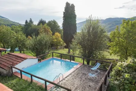 Partitoio Panorama, Chalet rustique avec piscine : photo 13