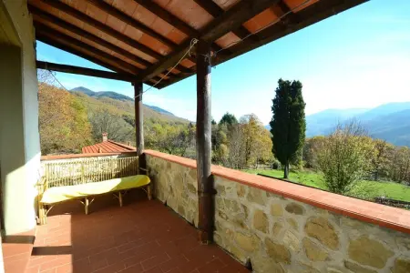Partitoio Panorama, Chalet rustique avec piscine : photo 32