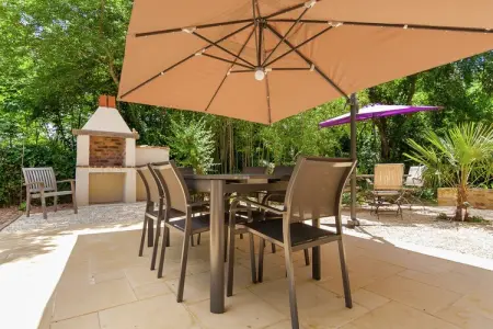 Les Raneaux : maison 12 pers., piscine chauffée et jeux : photo 7