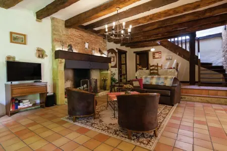 Les Raneaux : maison 12 pers., piscine chauffée et jeux : photo 10