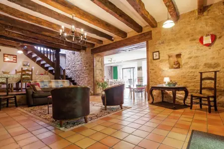 Les Raneaux : maison 12 pers., piscine chauffée et jeux : photo 15
