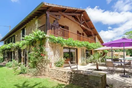 Les Raneaux : maison 12 pers., piscine chauffée et jeux : photo 18