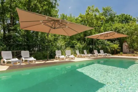 Les Raneaux : maison 12 pers., piscine chauffée et jeux : photo 20