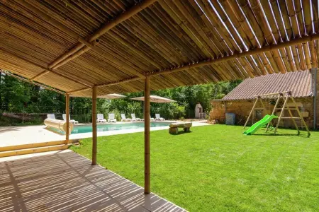 Les Raneaux : maison 12 pers., piscine chauffée et jeux : photo 30