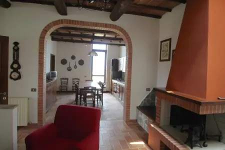 Gîte Arbia : ferme 8 pers, piscine et jardin en Toscane : photo 12