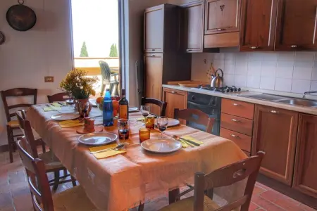 Gîte Arbia : ferme 8 pers, piscine et jardin en Toscane : photo 15