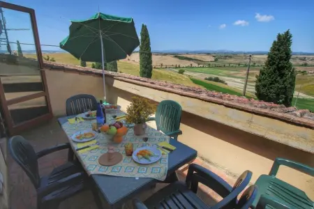Gîte Arbia : ferme 8 pers, piscine et jardin en Toscane : photo 27