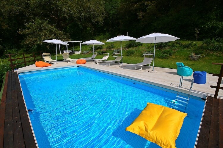 Casa Argento, villa avec piscine panoramique à Fabriano - Photo 1