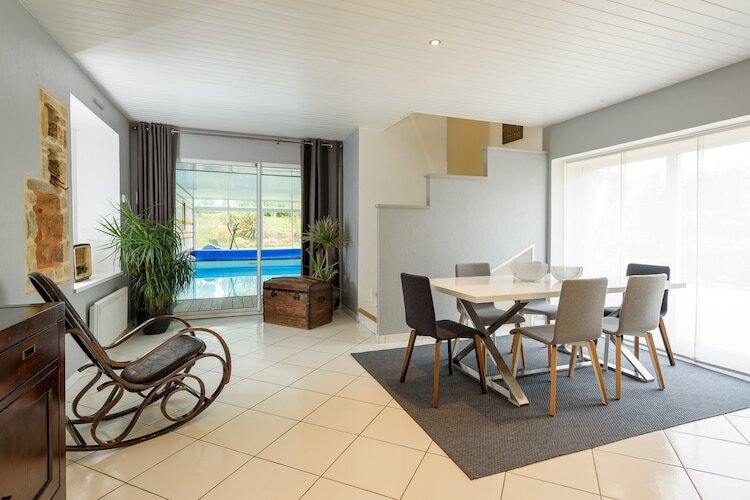 L'Estuaire – Maison 8 pers. piscine chauffée à Plouguin - Photo 4